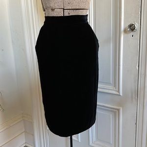 Calvin Klein Velvet Pencil Skirt- Vintage